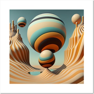 Surreal Sphere Posters and Art